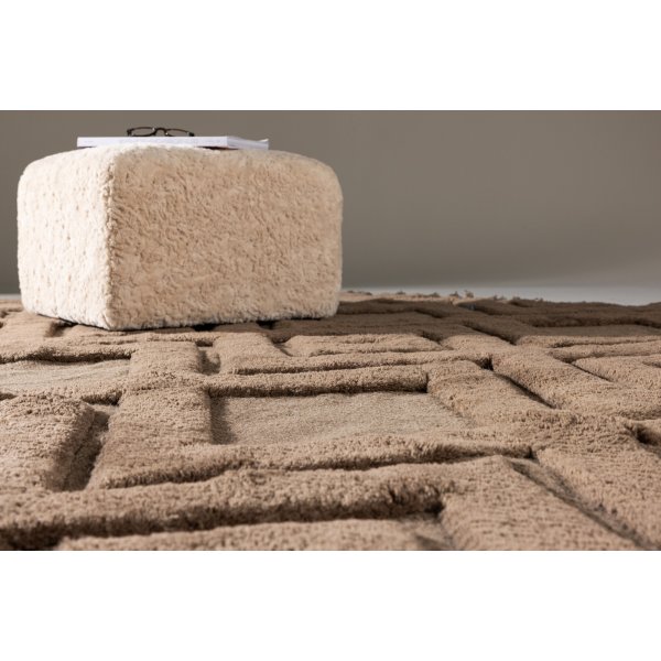 Dahlia-villamatto - Tummanruskea Dahlia-villamatto - Tummanruskea