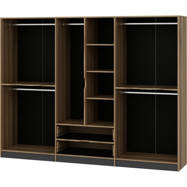 Elina vaatekaappi - musta Elina vaatekaappi - musta