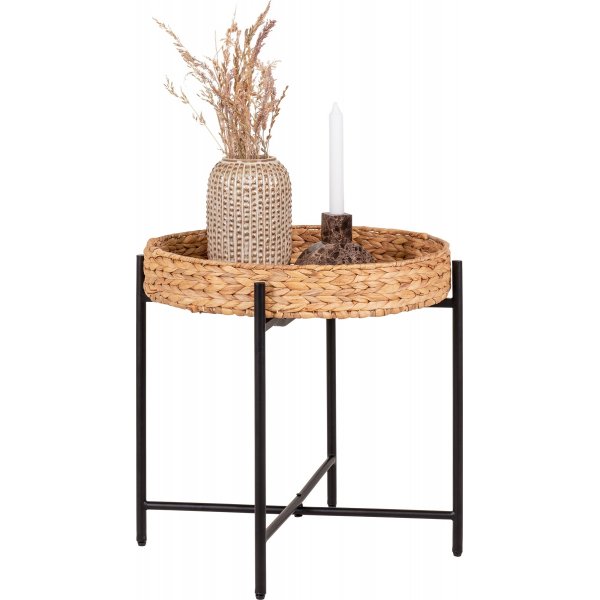 Naro sivupyt 50 cm - beige/musta