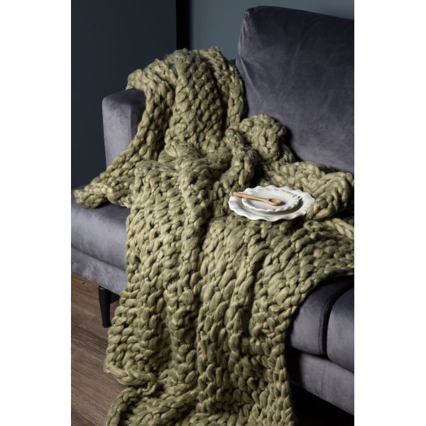 Hägg ruudullinen 130x170 cm - Tummanvihreä Hägg ruudullinen 130x170 cm - Tummanvihreä