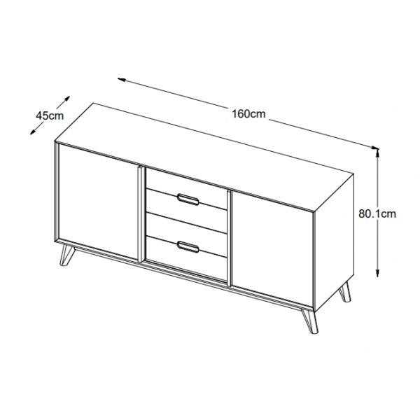 Bito senkki öljyttyä tammea 160 cm Bito senkki öljyttyä tammea 160 cm