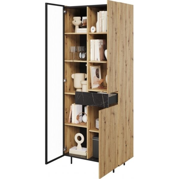 Marmo lasikaappi - Artisan tammi Marmo lasikaappi - Artisan tammi