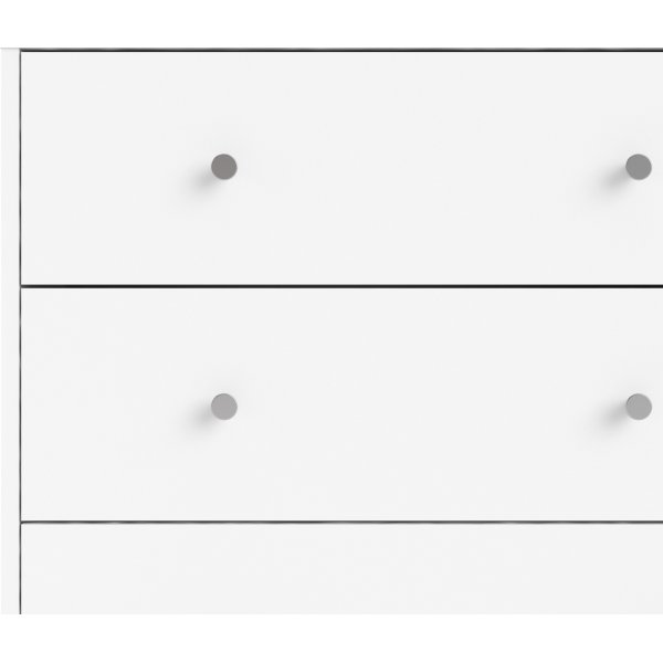 Lipasto, 6 laatikkoa, valkoinen - toukokuu + Huonekalujen jalat Lipasto, 6 laatikkoa, valkoinen - toukokuu + Huonekalujen jalat