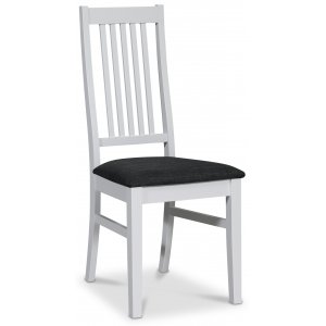 Gs valkoinen tuoli harmaalla istuimella