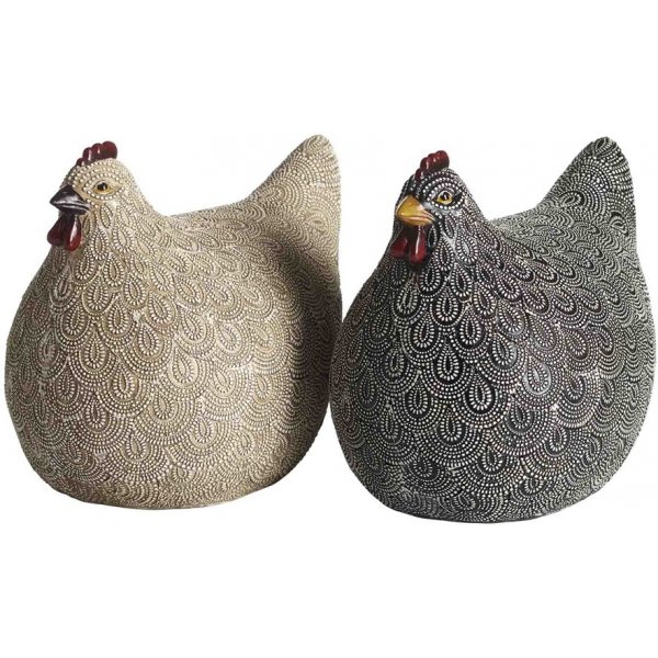 Kanakoristeet 20 x 15 x 17 cm - Beige