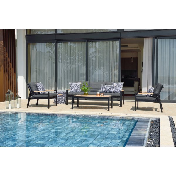 Panama lounge ryhmä 2 - musta/keltainen Panama lounge ryhmä 2 - musta/keltainen