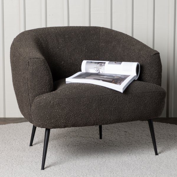 Derry-nojatuoli - tummanharmaa Derry-nojatuoli - tummanharmaa