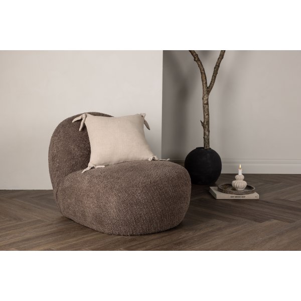 Nora tyynynpäällinen 40 x 40 cm - beige Nora tyynynpäällinen 40 x 40 cm - beige