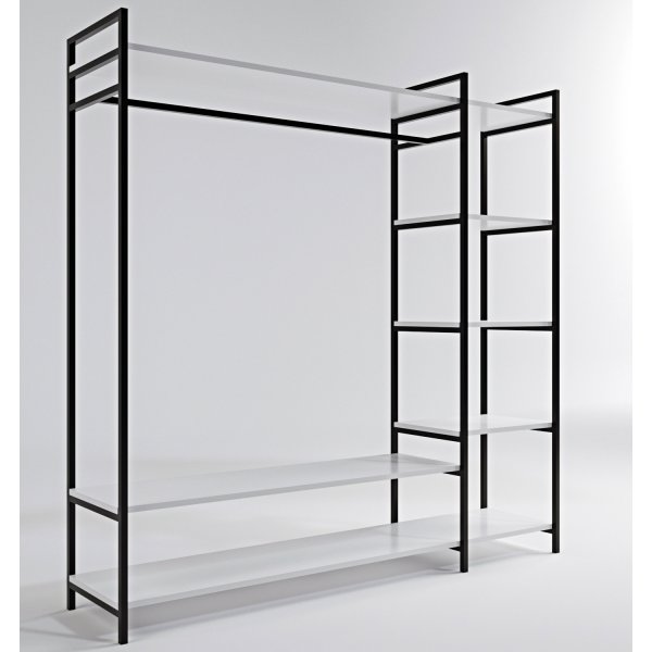 Pamir-vaatekaappi - valkoinen