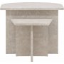 Sala sohvapyt 40/60 x 40/60 cm - Beige marmorinen look