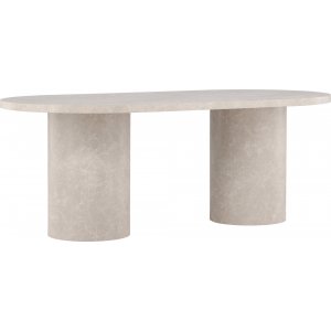 Narvik ruokapöytä 200 x 100 cm - Beige marmoriefekti Narvik ruokapöytä 200 x 100 cm - Beige marmoriefekti