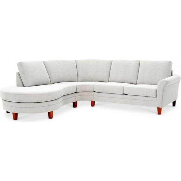 Rosé kulmasohva pyöreä divaaniosa vasemmalla - Kaikki värit Rosé kulmasohva pyöreä divaaniosa vasemmalla - Kaikki värit