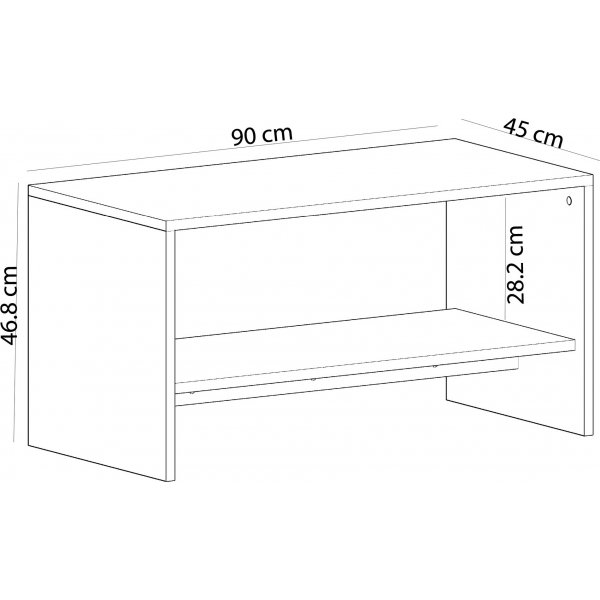 Apollon sohvap�yt� 90 x 45 cm - Efes-marmori