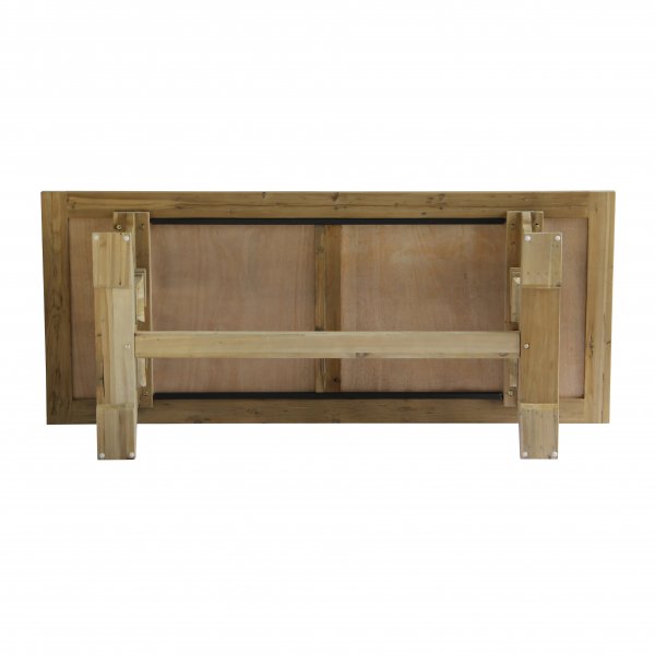 Kierrätyspuusta valmistettu ruuniruokapöytä 240x100 cm Kierrätyspuusta valmistettu ruuniruokapöytä 240x100 cm