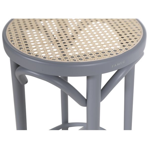 Taivepuinen Baarijakkara No 73 Klassikko - Harmaa / Rottinki Taivepuinen Baarijakkara No 73 Klassikko - Harmaa / Rottinki