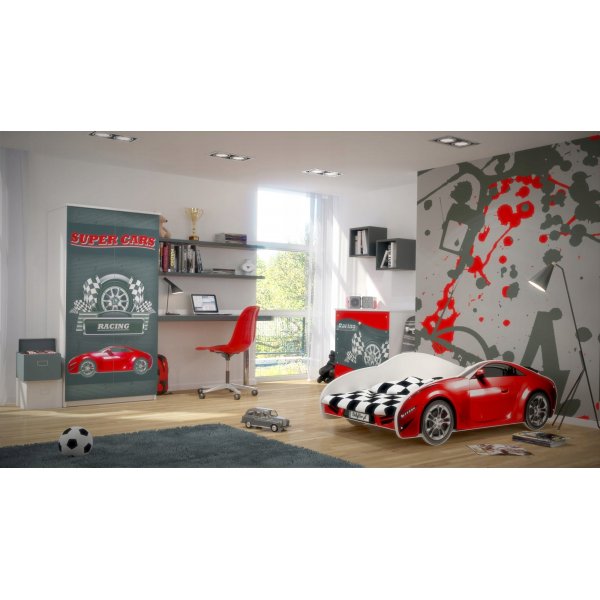 Daytona autosänky 80 x 160 cm - punainen Daytona autosänky 80 x 160 cm - punainen