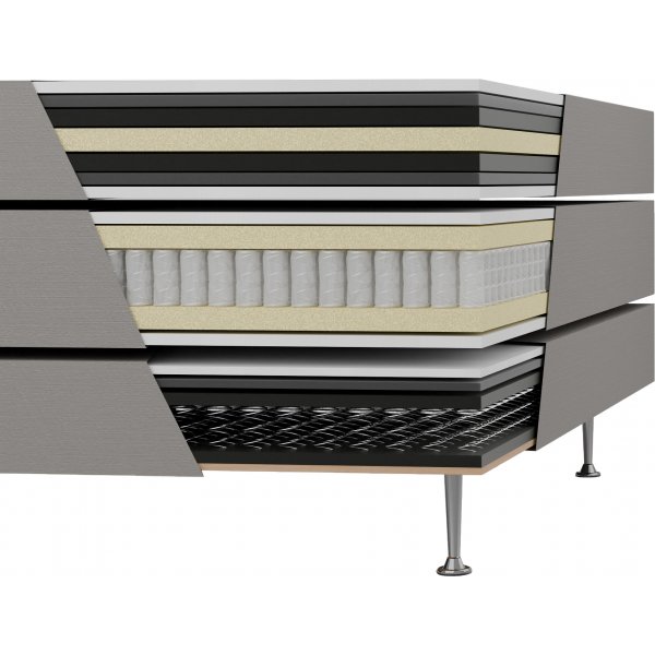 Mannermainen sänky + sängynpääty 120 x 200 cm - Dream Mannermainen sänky + sängynpääty 120 x 200 cm - Dream