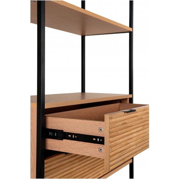 Minato kirjahylly - Tuhka/musta Minato kirjahylly - Tuhka/musta