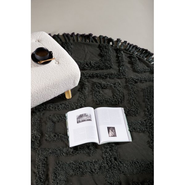 Kleva puuvillamatto - tummanharmaa Kleva puuvillamatto - tummanharmaa