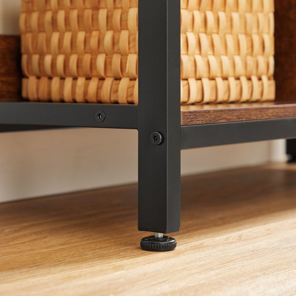 Romeo kirjahylly 80 x 149 cm - Ruskea/musta Romeo kirjahylly 80 x 149 cm - Ruskea/musta