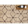 Petrus kylpyhuonematto 60x90 cm - Beige/tummanruskea