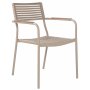 Pinottava ulkotuoli beige - Pino