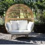 Igloo-lounge sohva rottinkia
