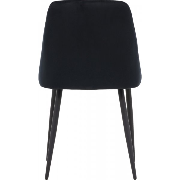 Yöruokailutuoli - Musta sametti Yöruokailutuoli - Musta sametti