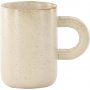 Aktiivinen kahvikuppi 7 cm - beige/musta