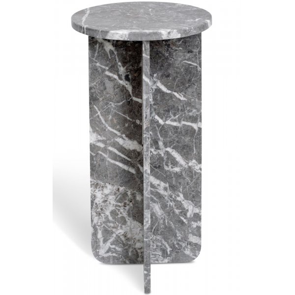 Harmaa marmorinen tasojalusta, korkeus 75 cm