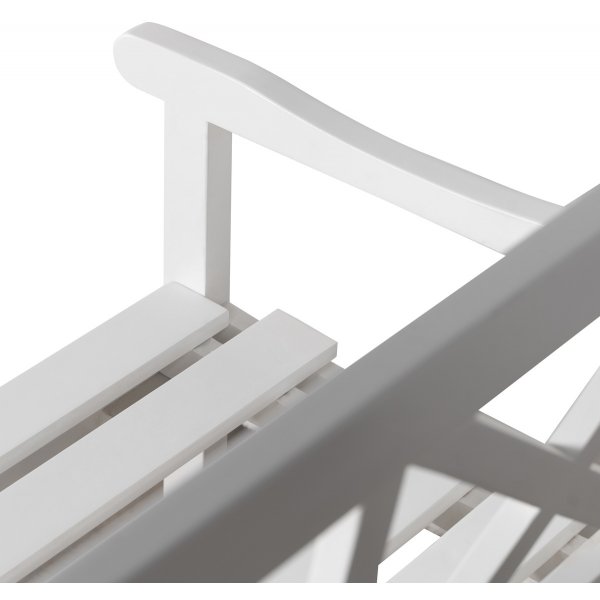 Europe-penkki - Valkoinen + Huonekalujen tekstiilien puhdistus Europe-penkki - Valkoinen + Huonekalujen tekstiilien puhdistus