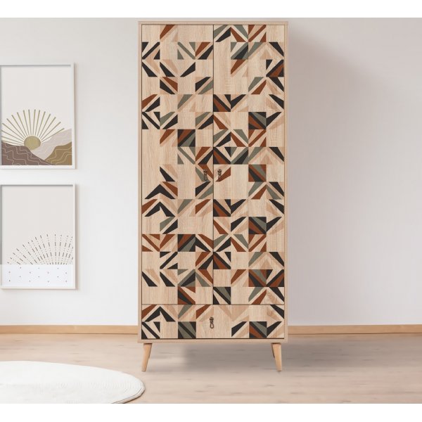 City Triangle -vaatekaappi - beige City Triangle -vaatekaappi - beige
