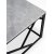 Kosmos sohvapyt 120 x 60 cm - Harmaa marmori/musta