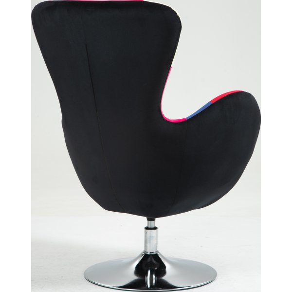 Lucille nojatuoli - Multi / kromi + Huonekalujen tekstiilien puhdistus