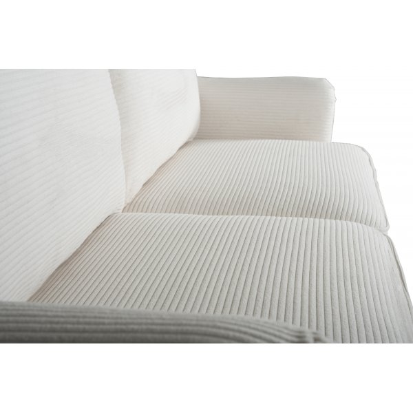 Howard-sohva, 3-istuttava, beige samettia