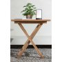Kenia ruokapyt 70 x 70 cm - teak