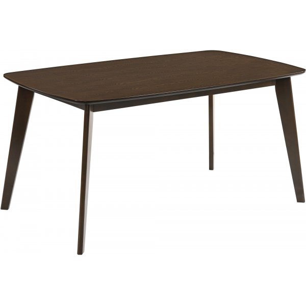 Pähkinäpuusta valmistettu ruokailuryhmä; pöytä 150 x 90 cm ja 4 tuolia Pähkinäpuusta valmistettu ruokailuryhmä; pöytä 150 x 90 cm ja 4 tuolia
