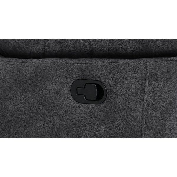 Coventry lepotuoli manuaalisella mekanismilla - harmaa mikrokuitu + Huonekalujen jalat