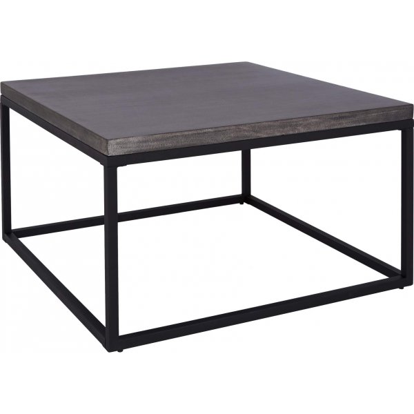 Betoninen sohvapyt 90 cm - Musta