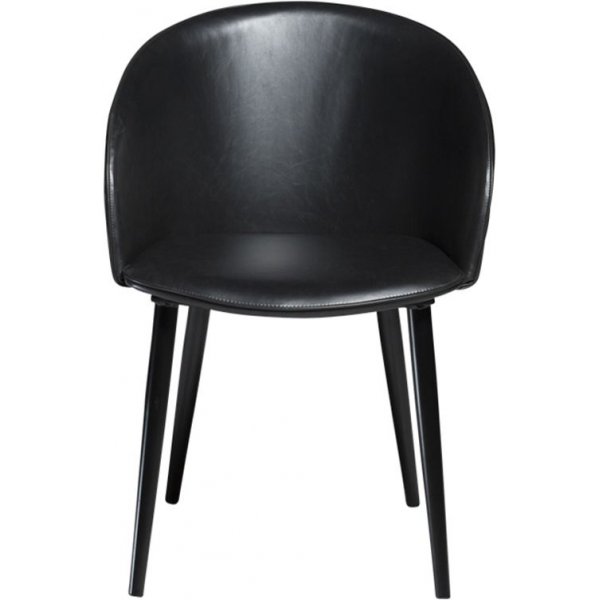 Kaksoisnojatuoli - Vintage musta