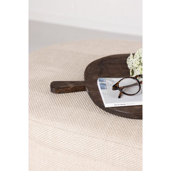 Potenza pouf - luonnonvalkoinen Potenza pouf - luonnonvalkoinen