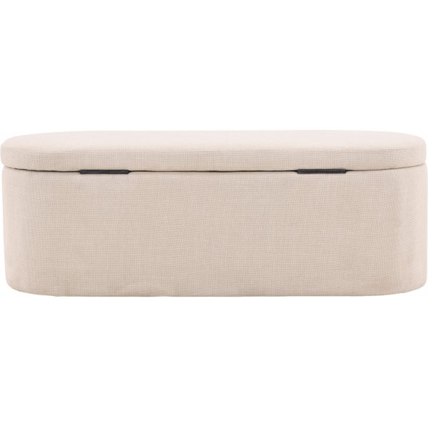 Potenza pouf - luonnonvalkoinen Potenza pouf - luonnonvalkoinen