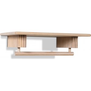 Hieno hattuhylly 80 cm - Whitewash