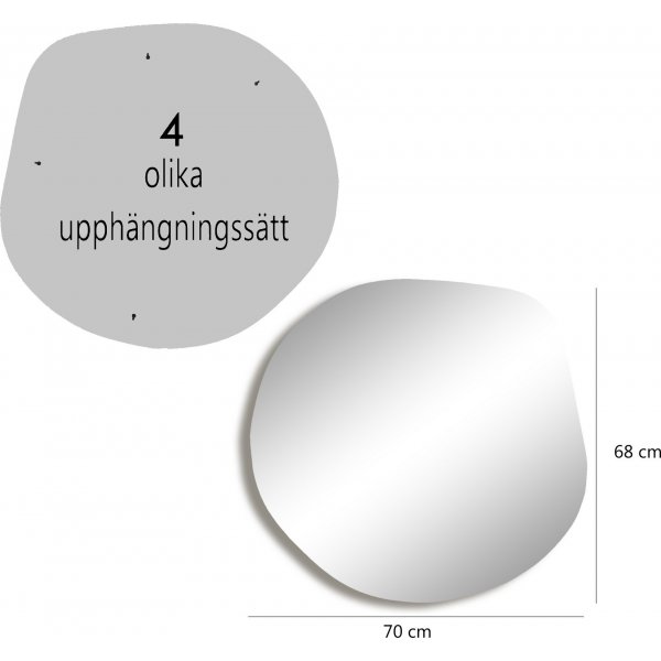 Asso seinäpeili Asso seinäpeili
