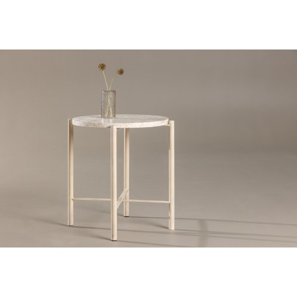 Sandhamn sohvapöytä Ø40 cm - beige Sandhamn sohvapöytä Ø40 cm - beige