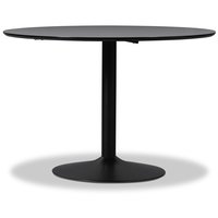 Seat-ruokapöytä korkeapainelaminaatista - Musta - ø110 cm