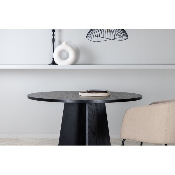 Bootcut ruokapyt 110 cm - Musta