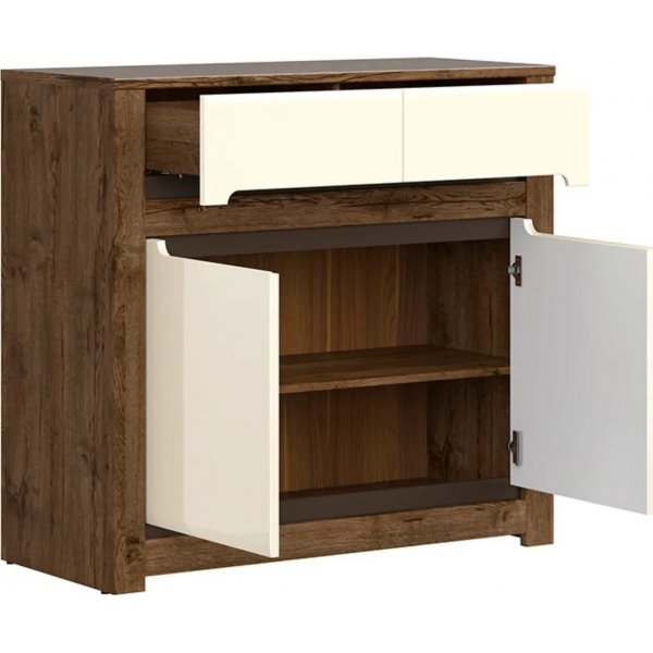 Ruso lipasto - tammi/helmivalkoinen