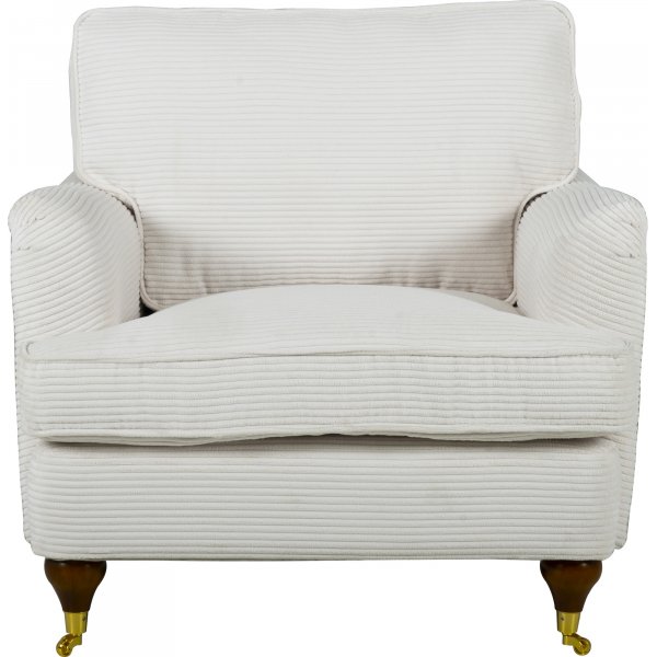 Howard Watford Deluxe -nojatuoli - beige vakosametti + Huonekalujen tahranpoistoaine Howard Watford Deluxe -nojatuoli - beige vakosametti + Huonekalujen tahranpoistoaine