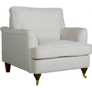 Howard Watford Deluxe -nojatuoli - beige vakosametti Howard Watford Deluxe -nojatuoli - beige vakosametti